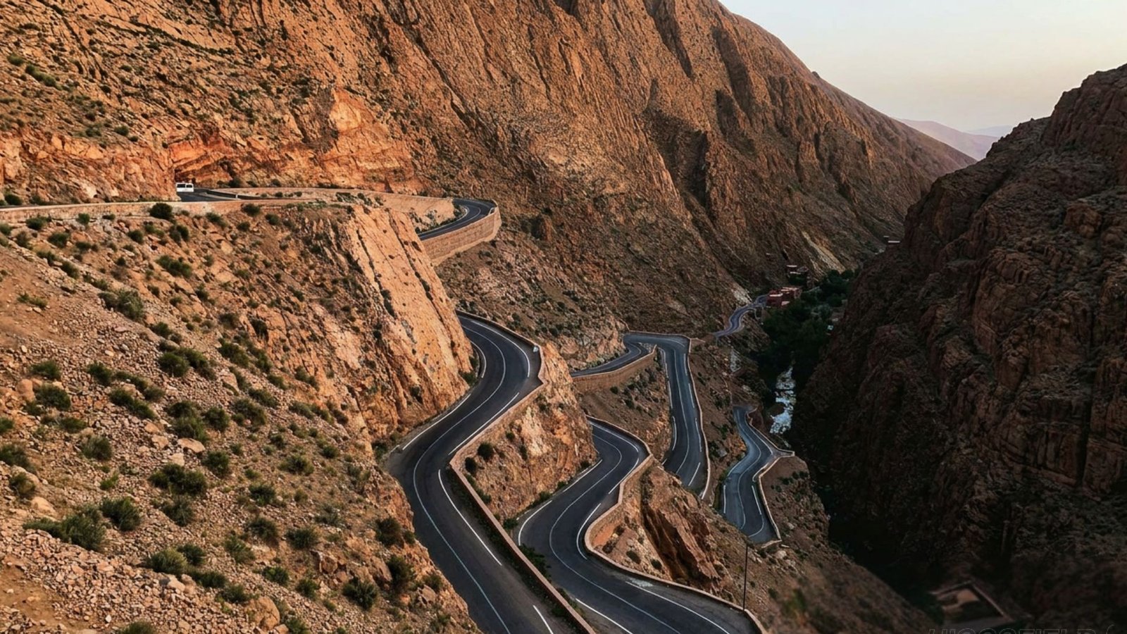Beautiful landscape of the Atlas Mountains