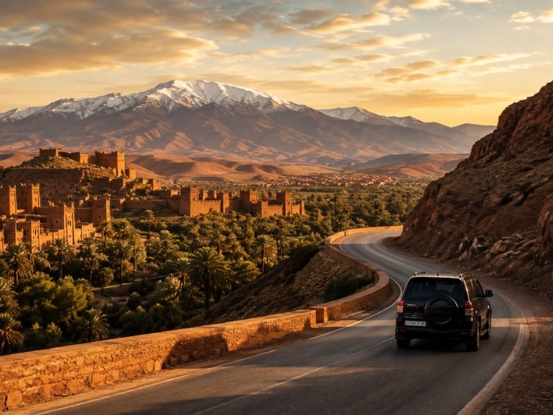 Traveler planning a tailored tour itinerary across Morocco